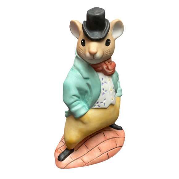 Vintage The Mousetown Collection Fun Loving Sam Mouse Figurine Reco Korea - Picture 1 of 3